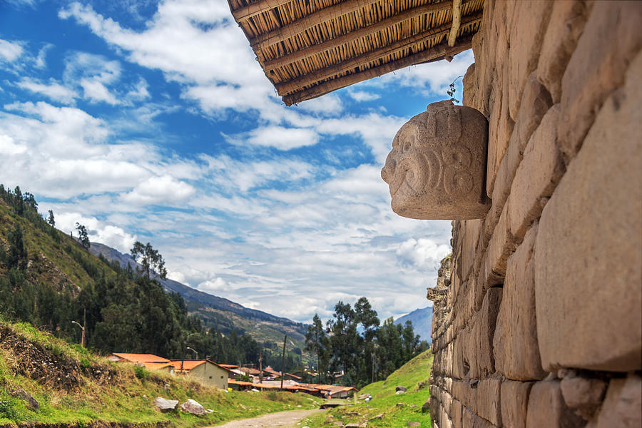 Stone Mask at Chavin de Huantar Photograph by Jess Kraft