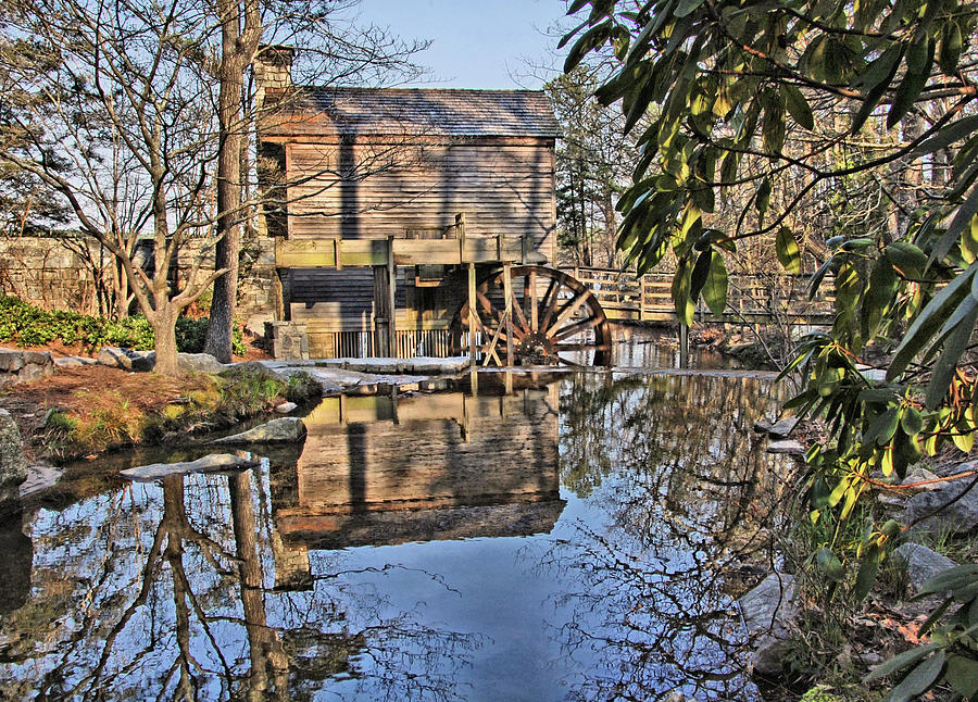 Stone Mountain Grist Mill Photograph by Ben Prepelka