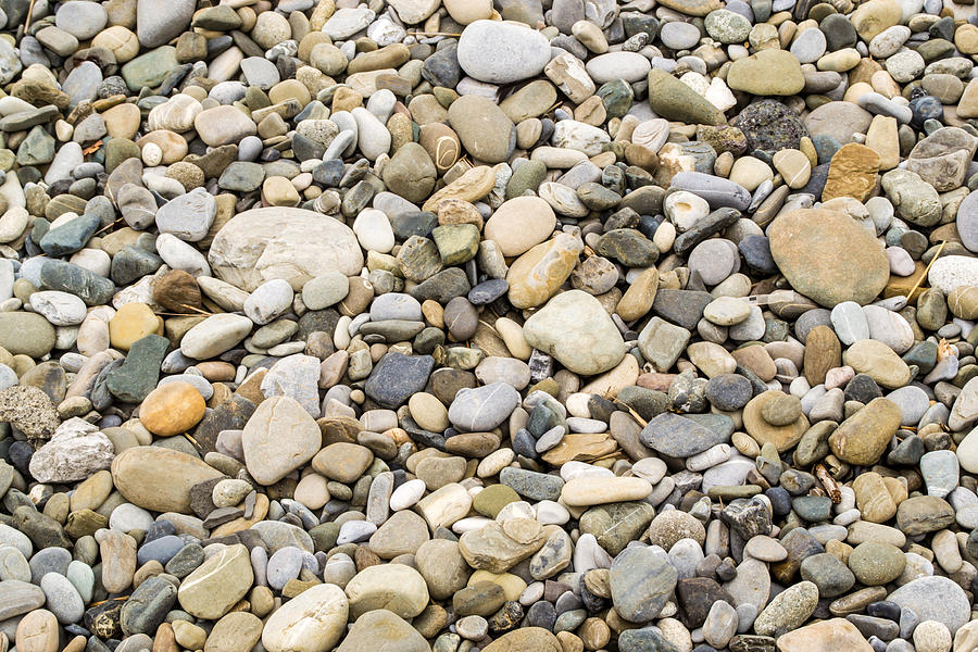 Stone Pebbles Patterns Photograph by John Williams
