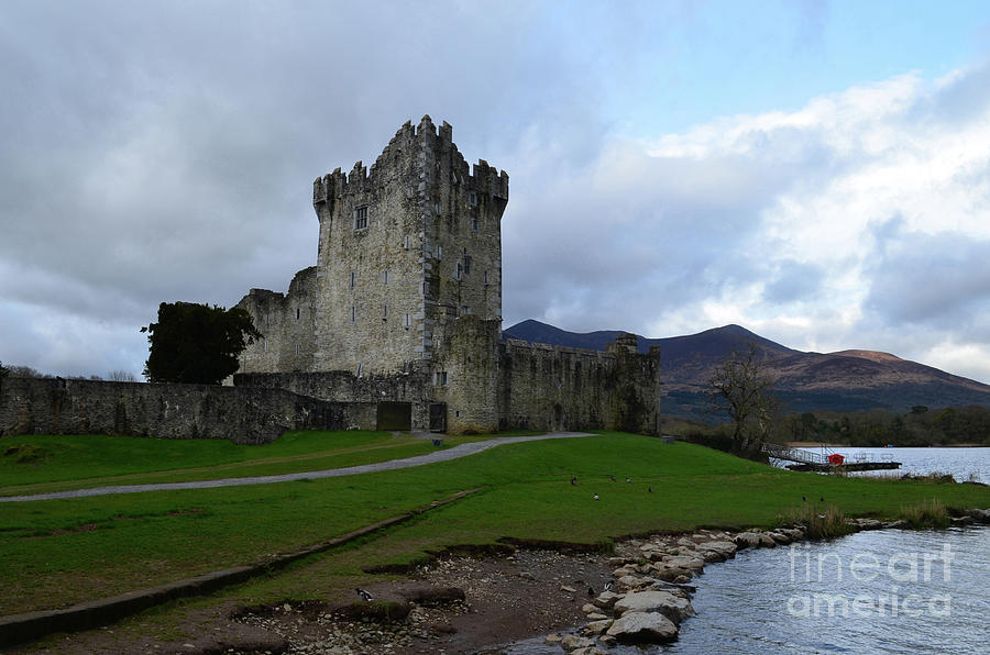 Stone Ruins of Ross Castle in Killarney Ireland Photograph by DejaVu Designs