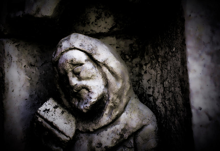 Camera Photograph - Stone Saint by Robert Fountain