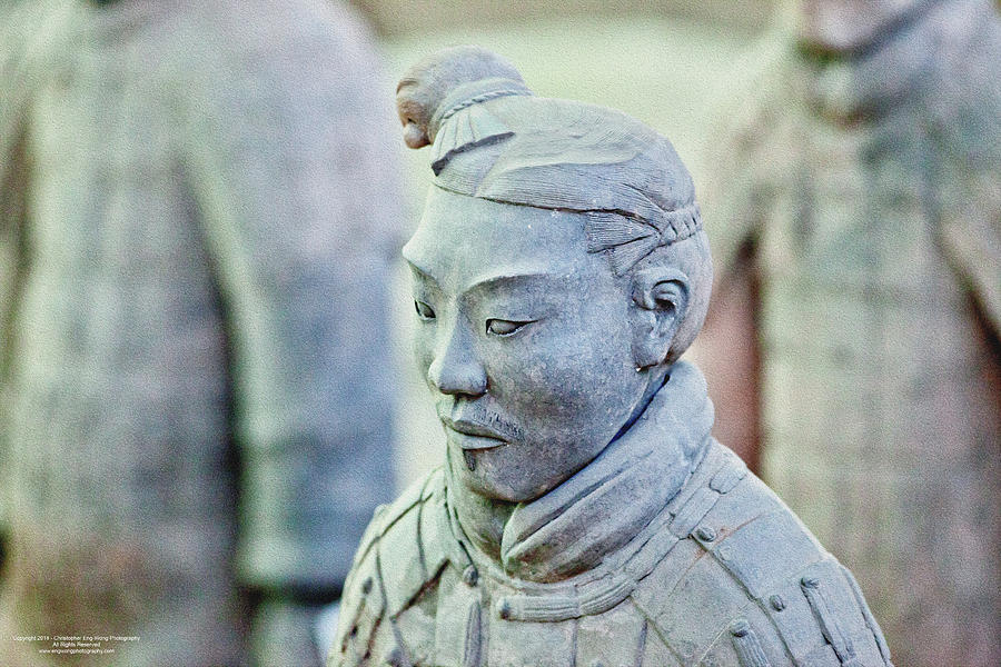 China Digital Art - Stone Sentry by Christopher Eng-Wong China Digital Art - Stone Sentry by Christopher Eng-Wong