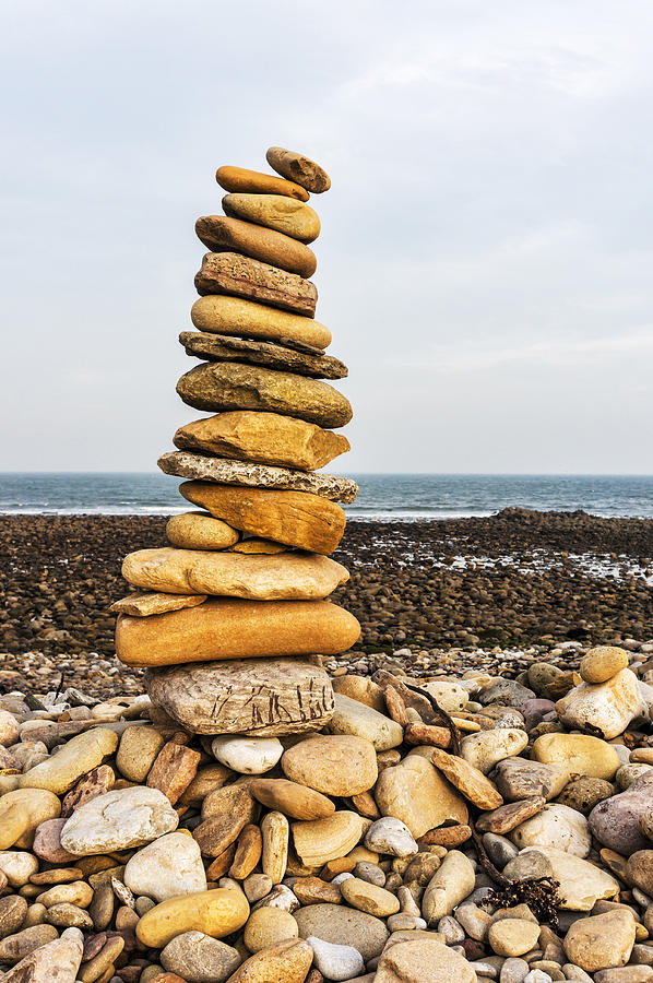 Stone Stack Photograph by John Paul Cullen