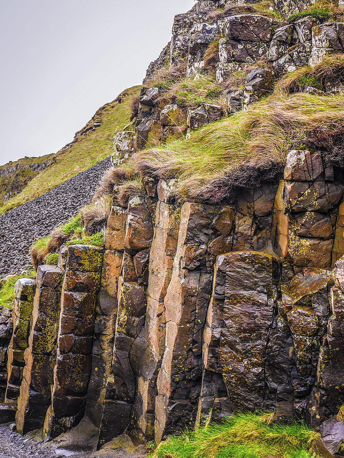 Stone Stacks Giants Causeway Photograph by Lexa Harpell