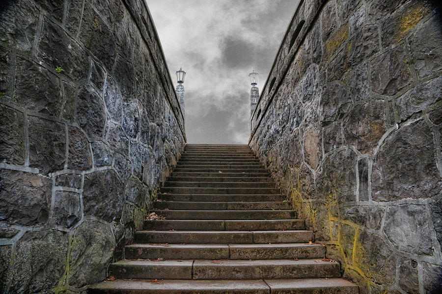 Stone Stairway Photograph by Steve McKinzie