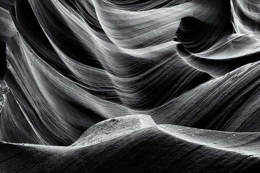 Stone Swell Black and White Photograph by Nicholas Blackwell