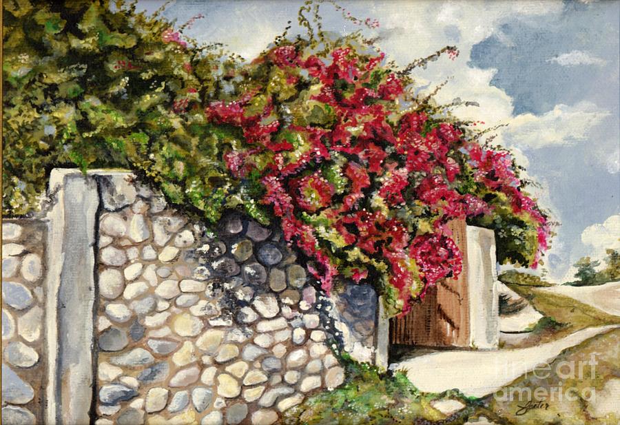Stone Wall Painting by Daniela Easter