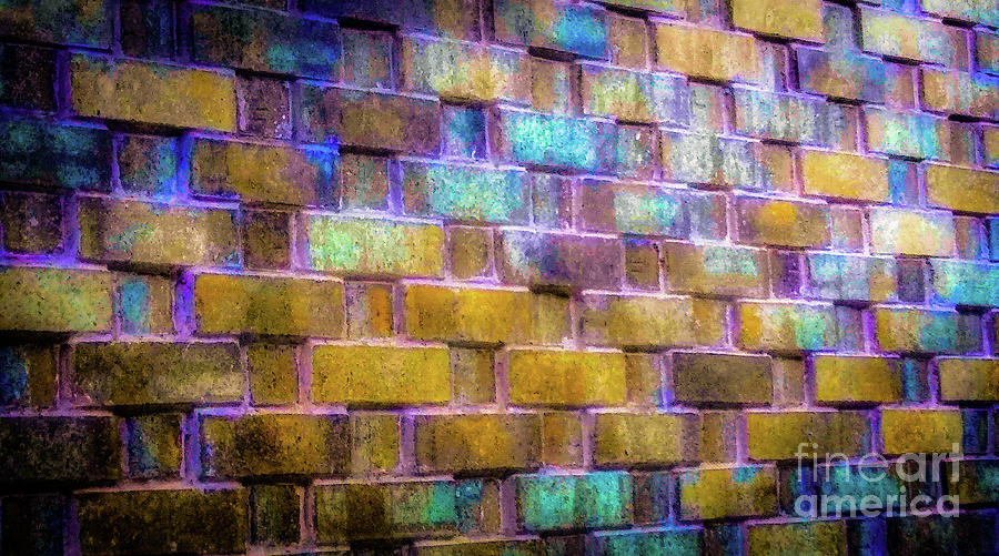 Abstract Photograph - Brick Wall - Abstract  by D Davila