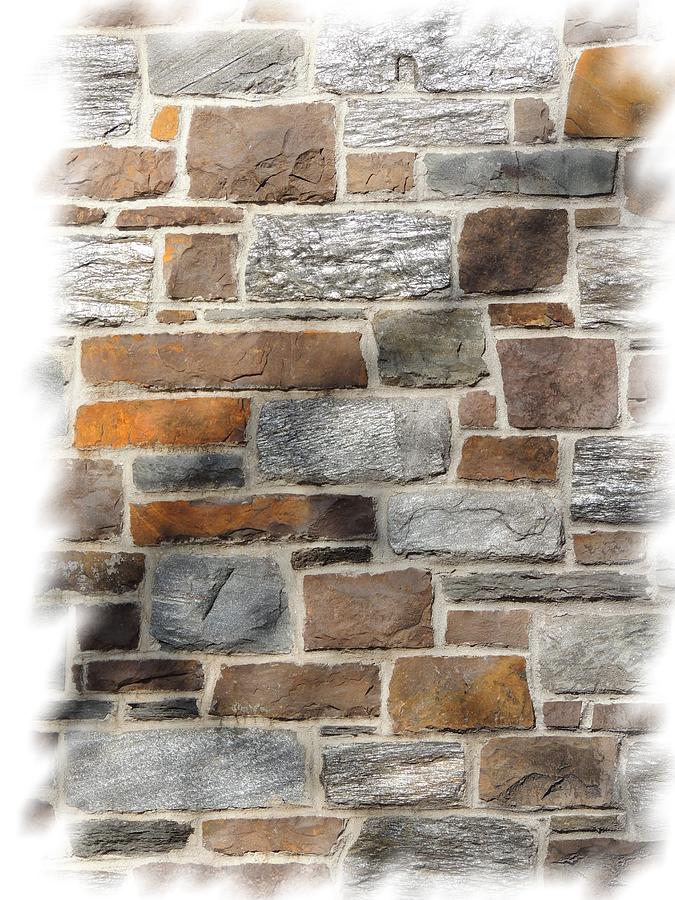 Stone Wall Photograph by Vincent Green Stone Wall Photograph by Vincent Green