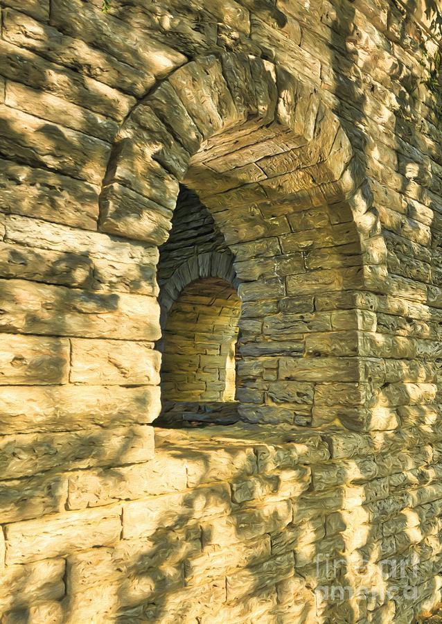 Stone Walls At Cincinnati Photograph by Mel Steinhauer