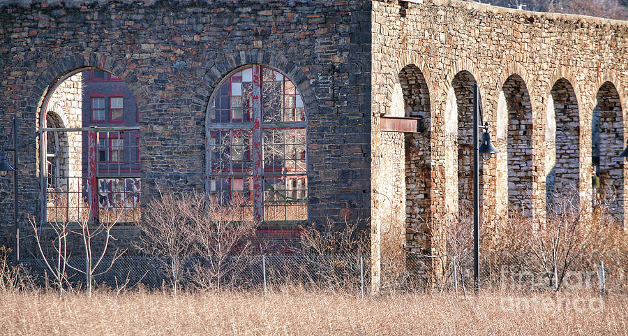 Stone Walls Ruins Landscape Bethlehem Steel USA  Photograph by Chuck Kuhn