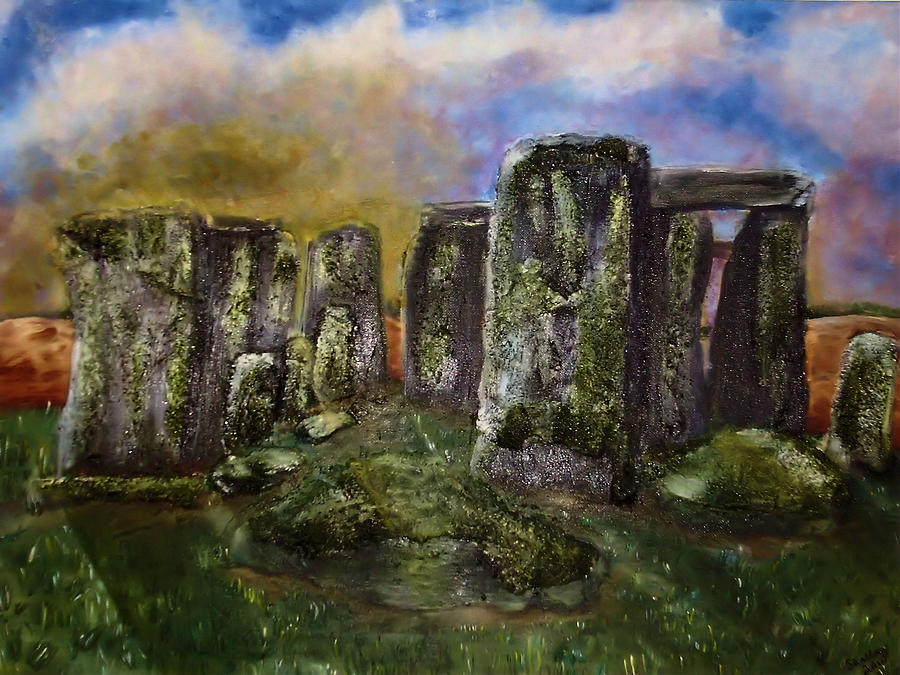 Stonehenge Painting by Shelley Bain
