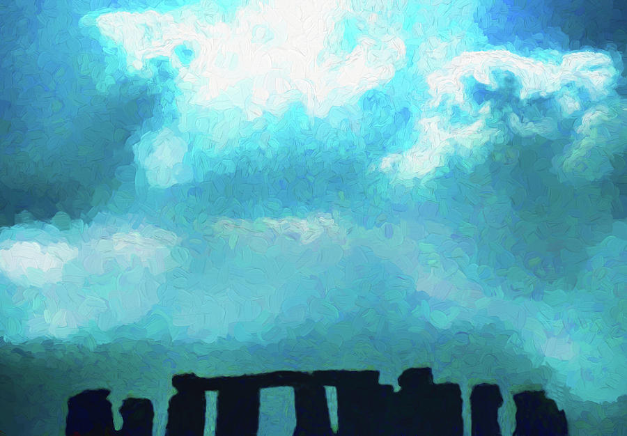Stonehenge Silhouette Photograph by Dennis Cox