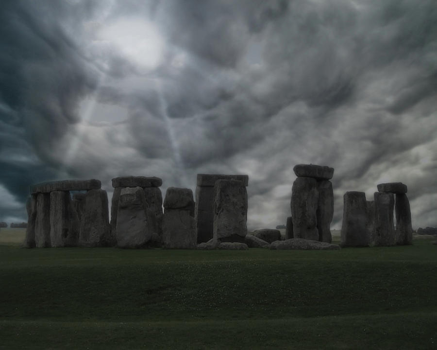 Landmark Digital Art - Stonehenge  by Super Lovely