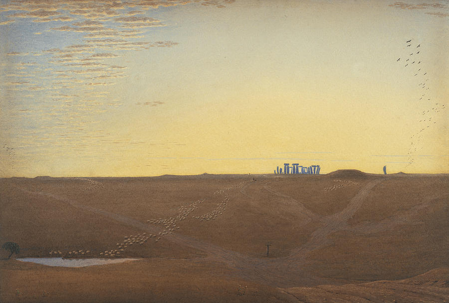 Nature Painting - Stonehenge  Twilight by William Turner of Oxford