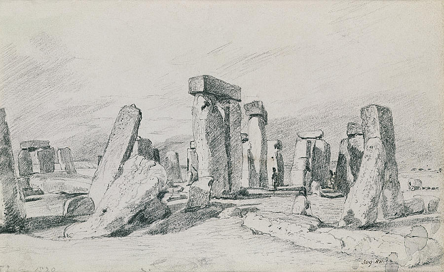 Stonehenge Wiltshire Drawing by John Constable