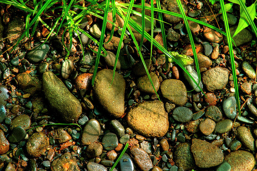 Stones Beside The Stream Photograph by Mike Eingle