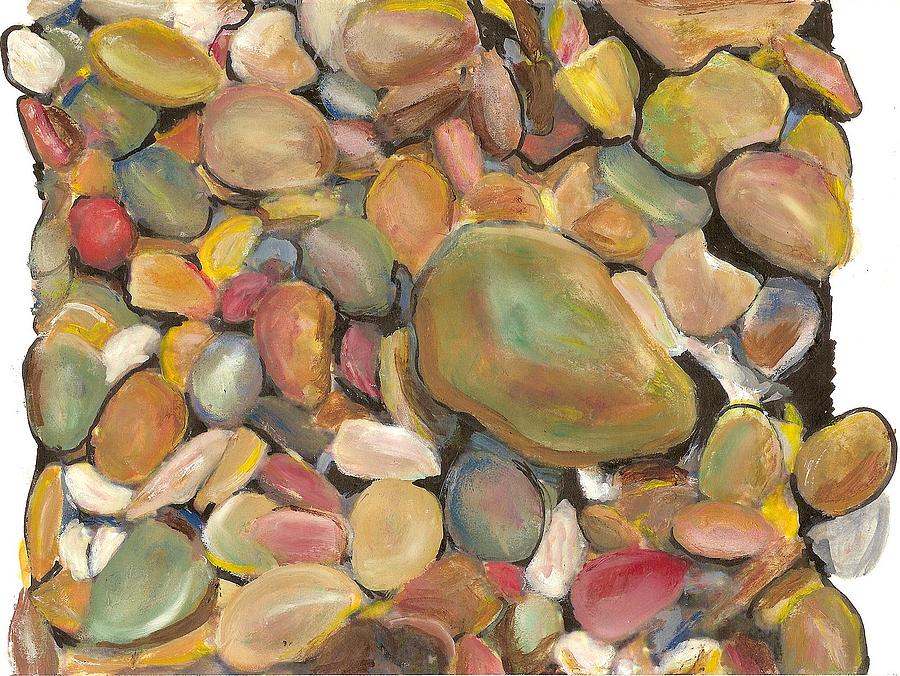 Stones Painting by Ena Carroll | Fine Art America