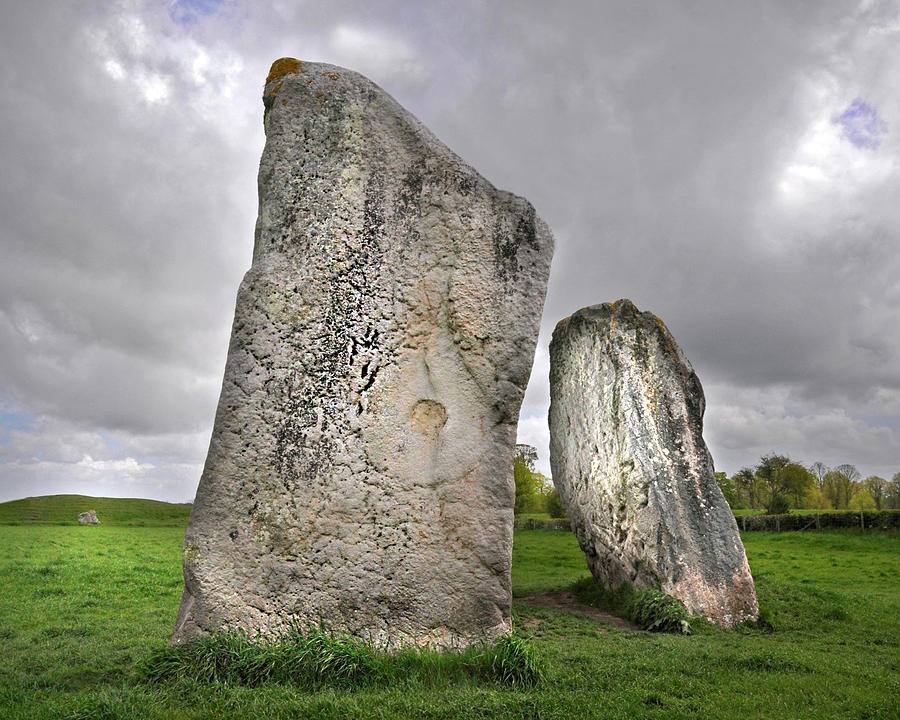 Stones of Avebury Digital Art by Vicki Lea Eggen