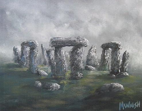 Stones of time  Painting by Megan Walsh