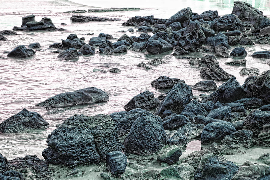 Beach Photograph - Stones on the beach by Angel Jesus De la Fuente