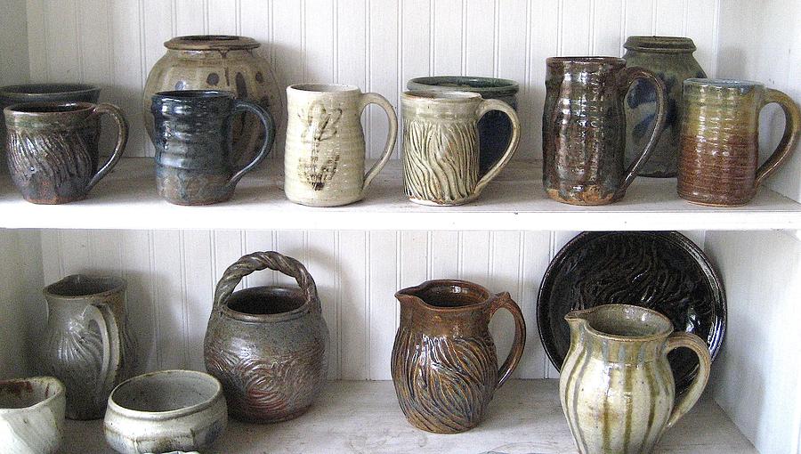 Stoneware Cups Ceramic Art by Stephen Hawks