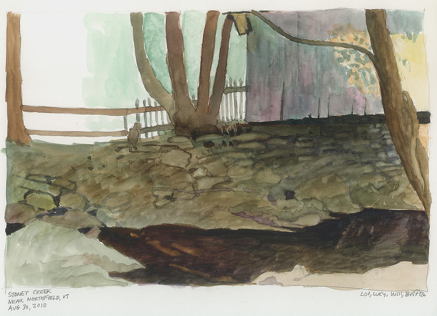 Stoney Creek Painting by Robert Bissett