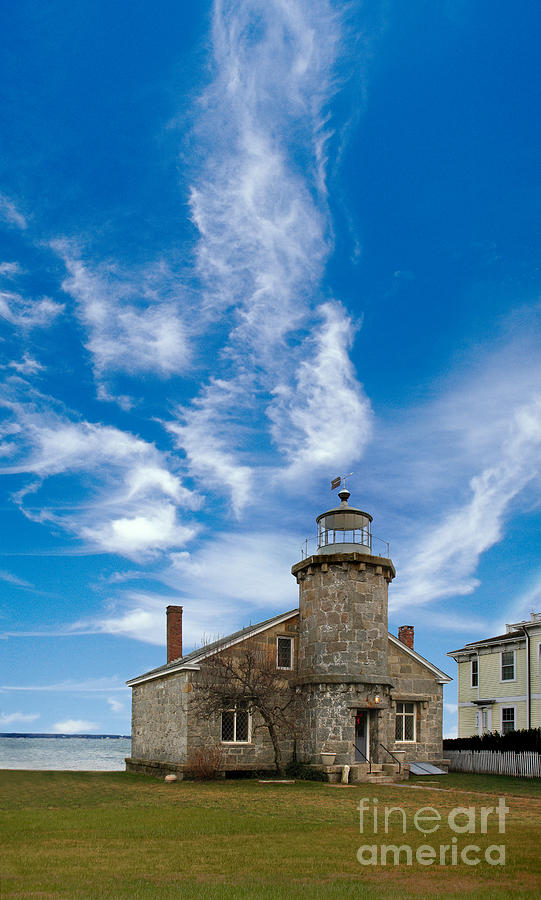 Stonington Old Lighthouse Museum, Connecticut Photograph by Wernher Krutein