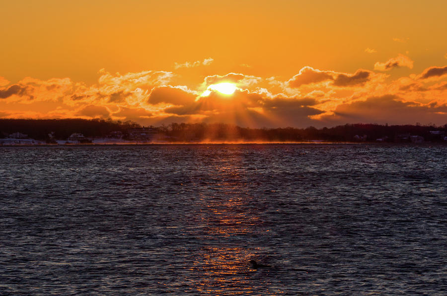 Stonington Point Sunrise Photograph by Kirkodd Photography Of New England