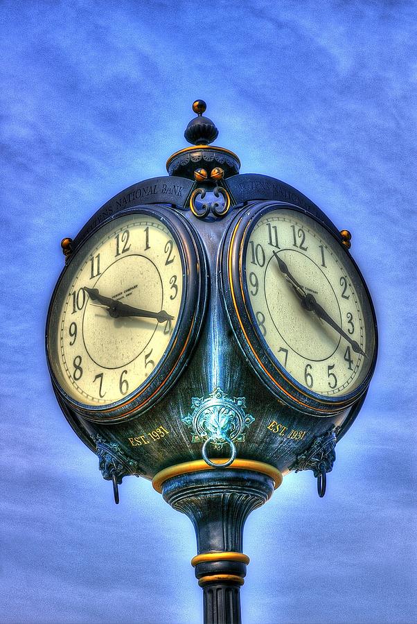 Clock Photograph by Randy Pollard
