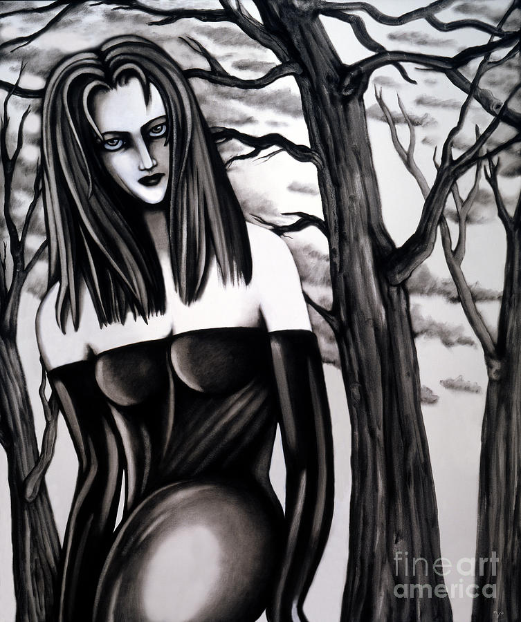 Who do you think you are, killing all My Trees Painting by Valerie White