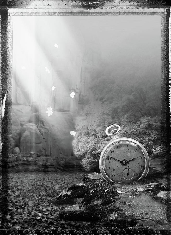 Stop time BW Digital Art by Maxim Mitenkov - Fine Art America