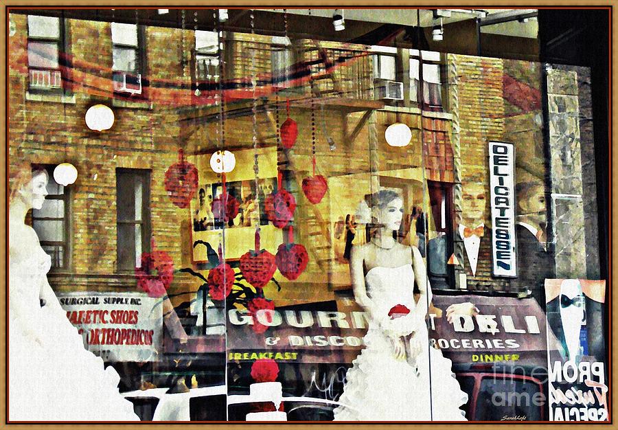 Store Front Wedding Photograph by Sarah Loft