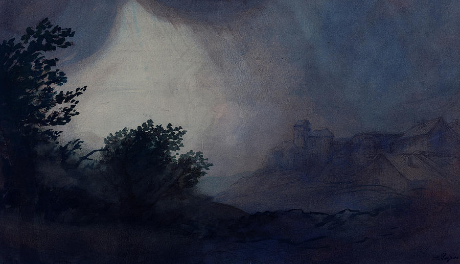 Storm Painting by Alphonse Legros