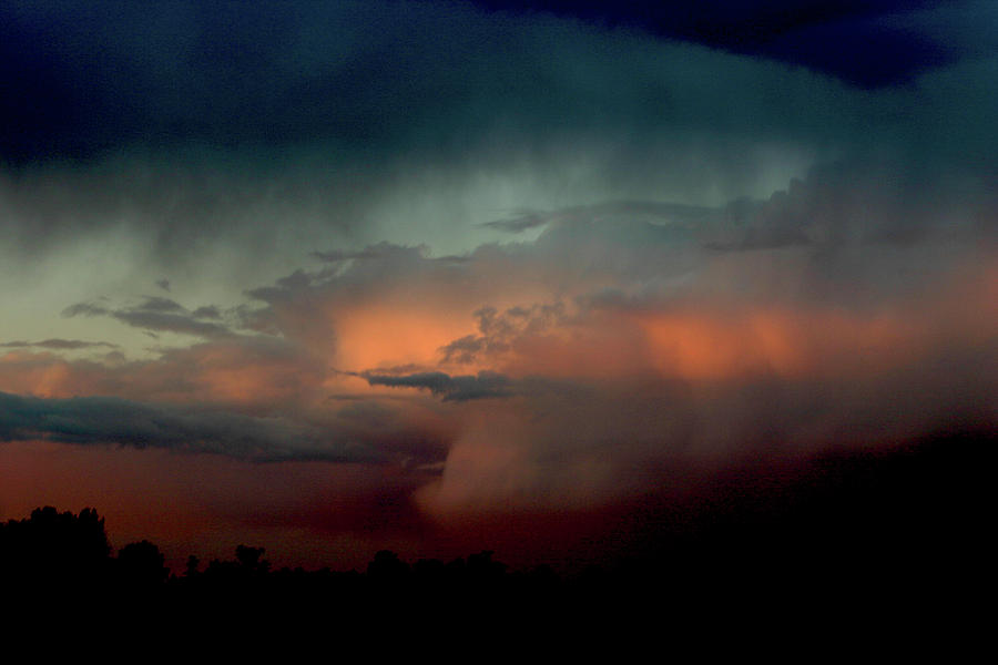Storm at Dusk 7223 H_2 Photograph by Steven Ward