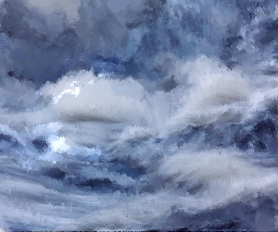 Storm At Sea Painting