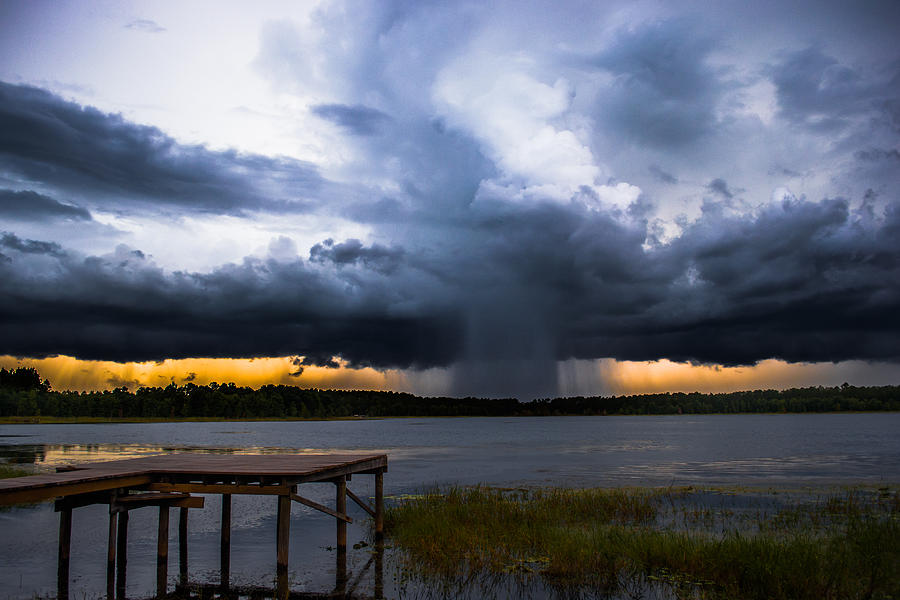 Storm at Sundown Photograph by Parker Cunningham