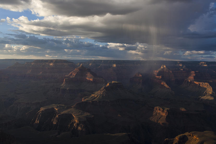 Grand Canyon Storm at Sunset Photograph by Rick Pisio