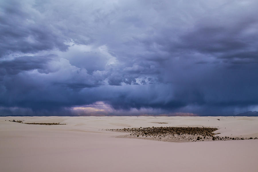 Storm at White Sands Photograph by Joe Kopp