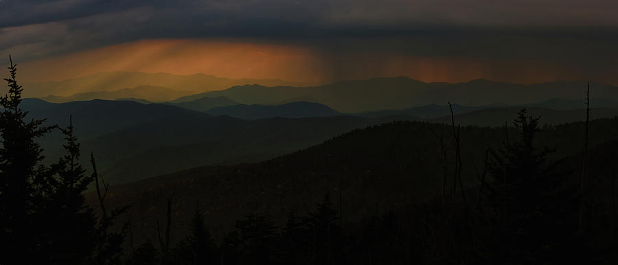 Storm Brewing In The Smokies Photograph by Randall Evans