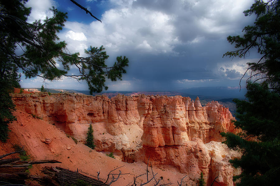 Storm Cell Bryce Point Bryce Canyon Utah Photograph by Thomas Woolworth