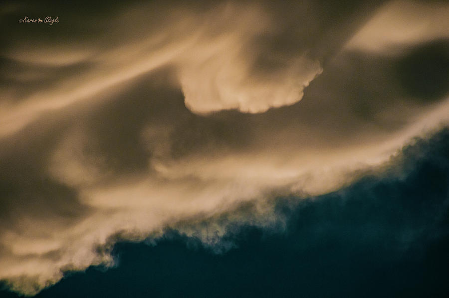 Storm Cloud Abstract 1 Photograph by Karen Slagle