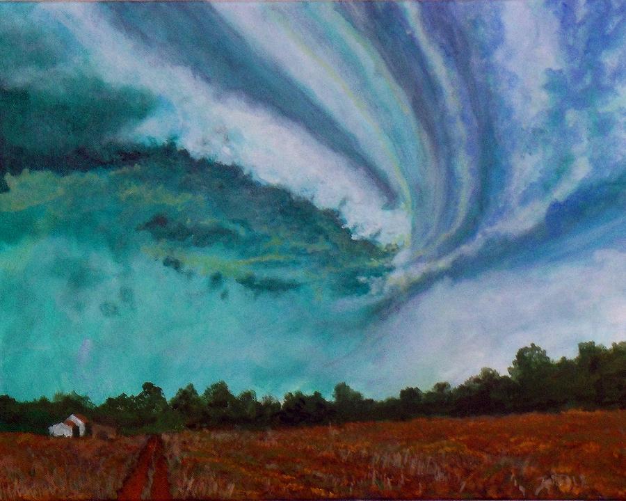 Storm cloud front Painting by William Tremble