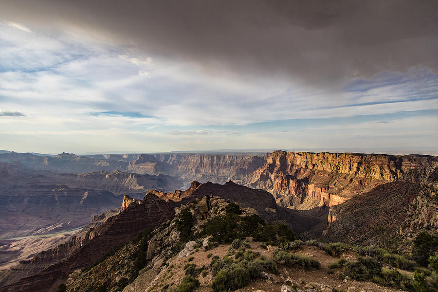 Storm cloud Grand Canyon Photograph by John McGraw