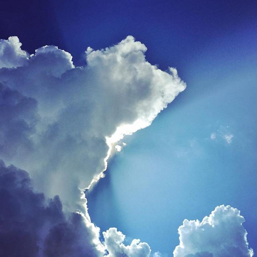 Clouds Photograph - Storm Clouds Building#sky #clouds #rays by Joan McCool