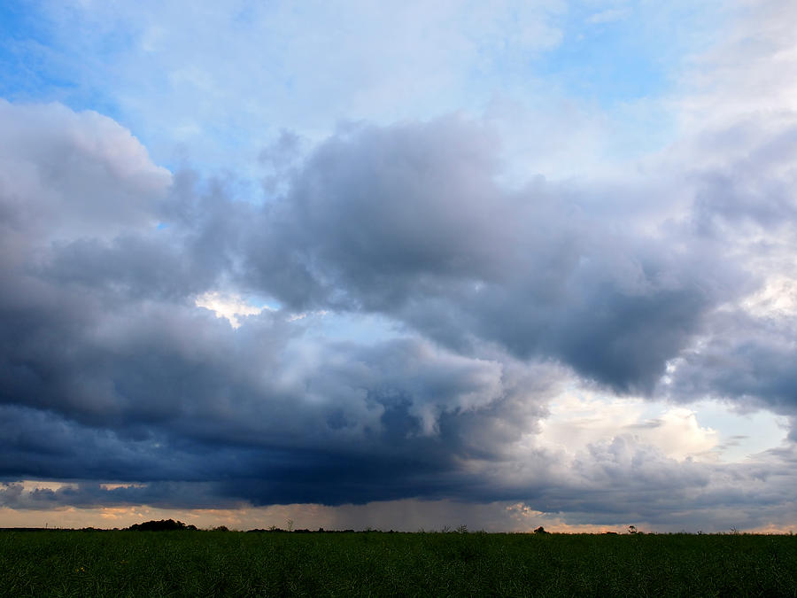 Storm Clouds Falling Photograph by Gill Billington