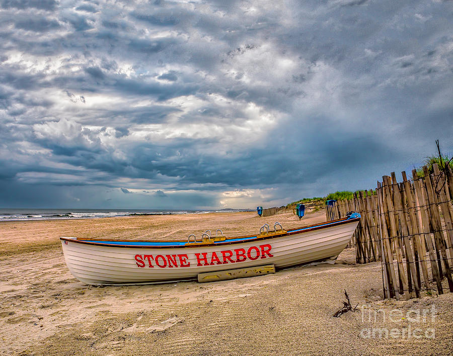 Storm Clouds in Stone Harbor Photograph by Nick Zelinsky Jr