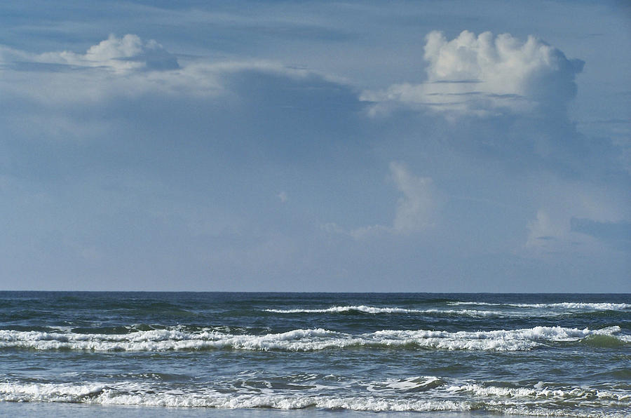 Storm Clouds on the Horizon Ocean Isle North Carolina Photograph by Teresa Mucha