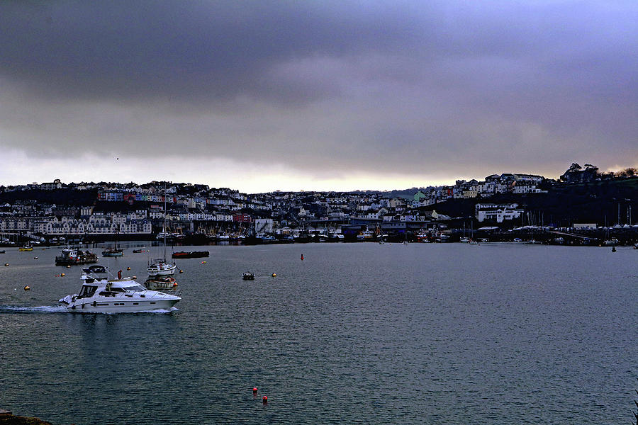 Storm Clouds over Brixham Photograph by Tony Murtagh