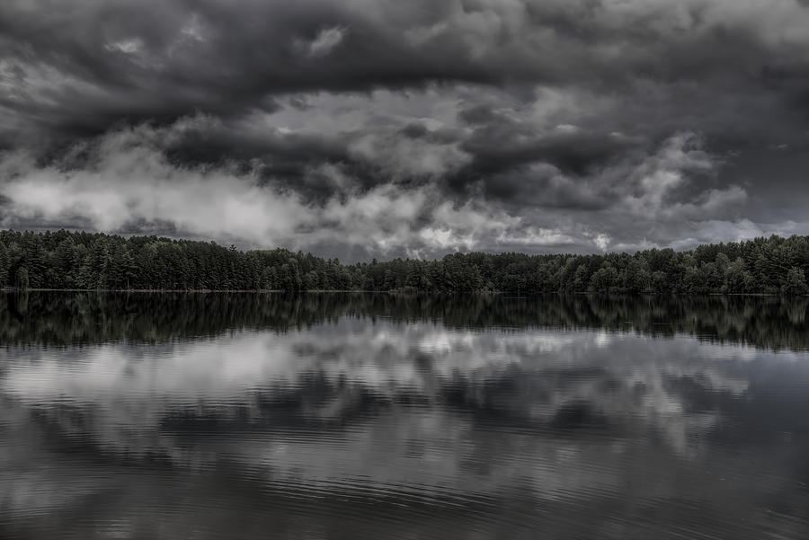 Storm Clouds Over Buck Lake Photograph by Dale Kauzlaric